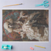 Bohemischer Standard-Poodle-Dekoupage Seidenpapier (Basteln)