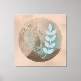 Bohemischer Stil Abstrakte Blumenkunst Leinwanddruck