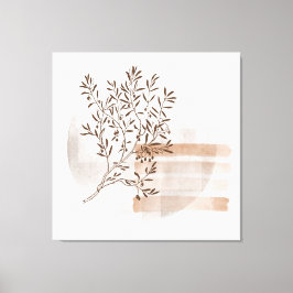 Bohemischer Stil Abstrakte Blumenstrauß Leinwand