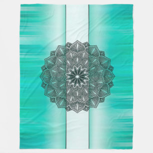 Bohemischer Stil mit Streifen Fleecedecke