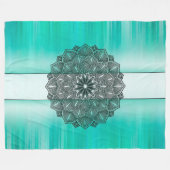 Bohemischer Stil mit Streifen Fleecedecke (Vorderseite (Horizontal))