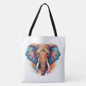 Bohemischer Stilelephant Tasche (Vorderseite)