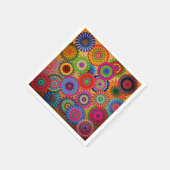 Bohemischer Stilpapier Napkins Serviette (Ecke)