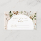 Bohemischer Strand schätzen, wie viele Küsse Bridg Begleitkarte (Vorderseite)