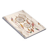 Bohemischer Traumfänger mit Perlen und Federn, se Notizblock (Rechte Seite)