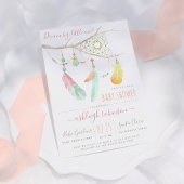 Bohemischer Traumschuh für Kleinkinder Einladung