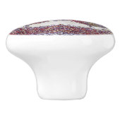 Bohemischer Türgriff Keramikknauf (Seitenansicht)