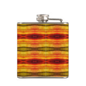 Bohemischer Vinyl-Wrapped Flask Flachmann (Rückseite)