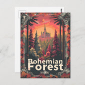 Bohemischer Wald Postkarte (Vorne/Hinten)