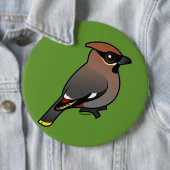 Bohemischer Waxwing Button (Beispiel)