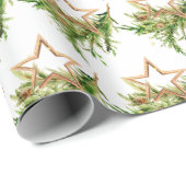 Bohemischer Weihnachtskalender Geschenkpapier (Rolleneckpunkt)