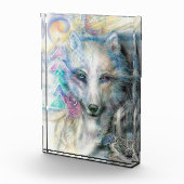 Bohemischer Weißwolf-Foto Fotoblock (Rechts)