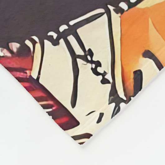 Bohemischer Western Fleecedecke (Ecke)