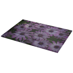 Bohemischer Western Land Barn Board lila Tageszeit Schneidebrett