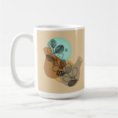 BOHEMISCHES ABSTRAKTES MINIMALISTISCH MIT SCHWARZL KAFFEETASSE (Links)