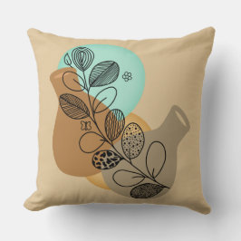 BOHEMISCHES ABSTRAKTES MINIMALISTISCH MIT SCHWARZL KISSEN