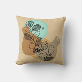 BOHEMISCHES ABSTRAKTES MINIMALISTISCH MIT SCHWARZL KISSEN