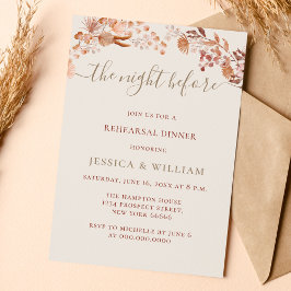 Bohemisches Aquarelldinner Probe Einladung