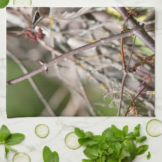 Bohemisches Ausruhen, Ruhen an einer Zweigstelle Geschirrtuch (Gefaltet)