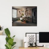 Bohemisches Bad Poster (Heimbüro)