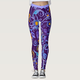 Bohemisches Blau Leggings