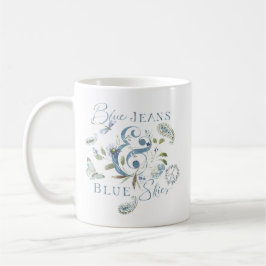 Bohemisches Blumenangebot Kaffeetasse
