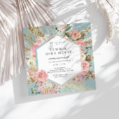 Bohemisches Blumenplatz - Einladung