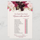 Bohemisches Blumenzwiebelspiel (Vorne/Hinten)