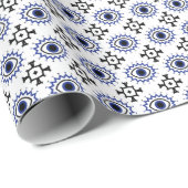 Bohemisches Boho Abstrakt Aztec Style Muster Das A Geschenkpapier (Rolleneckpunkt)