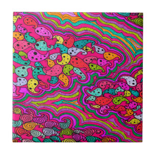 Bohemisches Boho MOD Muster Fliese