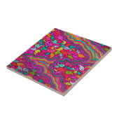 Bohemisches Boho MOD Muster Fliese (Seite)