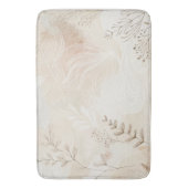 Bohemisches botanisches Blumenmuster Badematte (Vorderseite Vertikal)