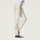 Bohemisches botanisches Blumenmuster Leggings (Rechts)