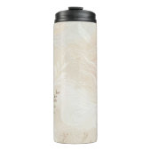 Bohemisches botanisches Blumenmuster Thermosbecher (Vorderseite)