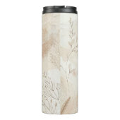 Bohemisches botanisches Blumenmuster Thermosbecher (Rückseite)