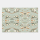 Bohemisches Bouquet-Packpapier Geschenkpapier Set (Vorderseite 3)