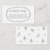 Bohemisches Boy Book In lieu, Bücher für Babyfütte Begleitkarte (Vorne/Hinten)