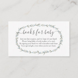 Bohemisches Boy Book In lieu, Bücher für Babyfütte Begleitkarte