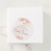 Bohemisches Brautparty Boho Pampas Grass Beige Tan Geschenkanhänger (Beispiel)