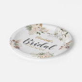 Bohemisches Brautparty Classic Pappteller (Schrägansicht)