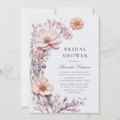 Bohemisches Brautparty der WiesenWildblume Einladung (Vorderseite)