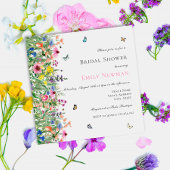 Bohemisches Brautparty der Wildblume Einladung