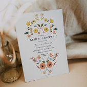 Bohemisches Brautparty der Wildblume Einladung