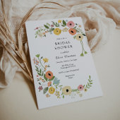 Bohemisches Brautparty der Wildblume Einladung