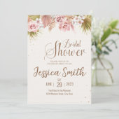 Bohemisches Brautparty Einladung (Stehend Vorderseite)