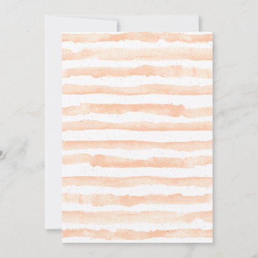 Bohemisches Brautparty für Wasserfarben Einladung (Rückseite)