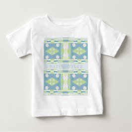 Bohemisches Chintz 20 Pastellgrün Baby T-shirt
