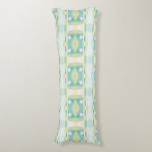 Bohemisches Chintz 60 Olivenminzgrün Seitenschläferkissen (Vorderseite Vertikal)