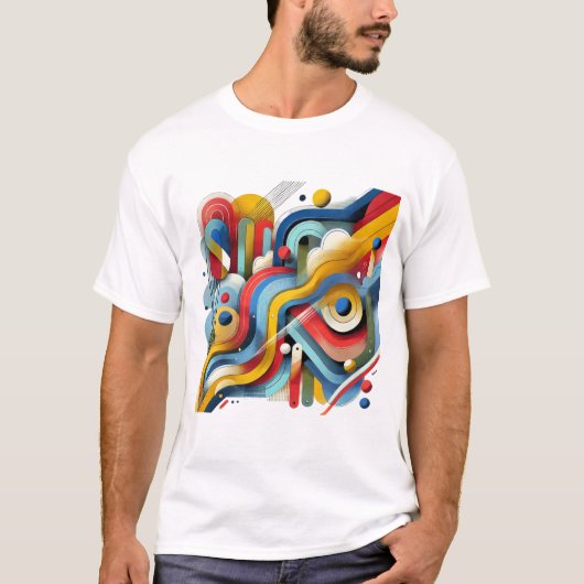 Bohemisches Design T-Shirt (Vorderseite)
