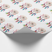 Bohemisches Dreamcatcher in der vibrierenden Geschenkpapier (Ecke)